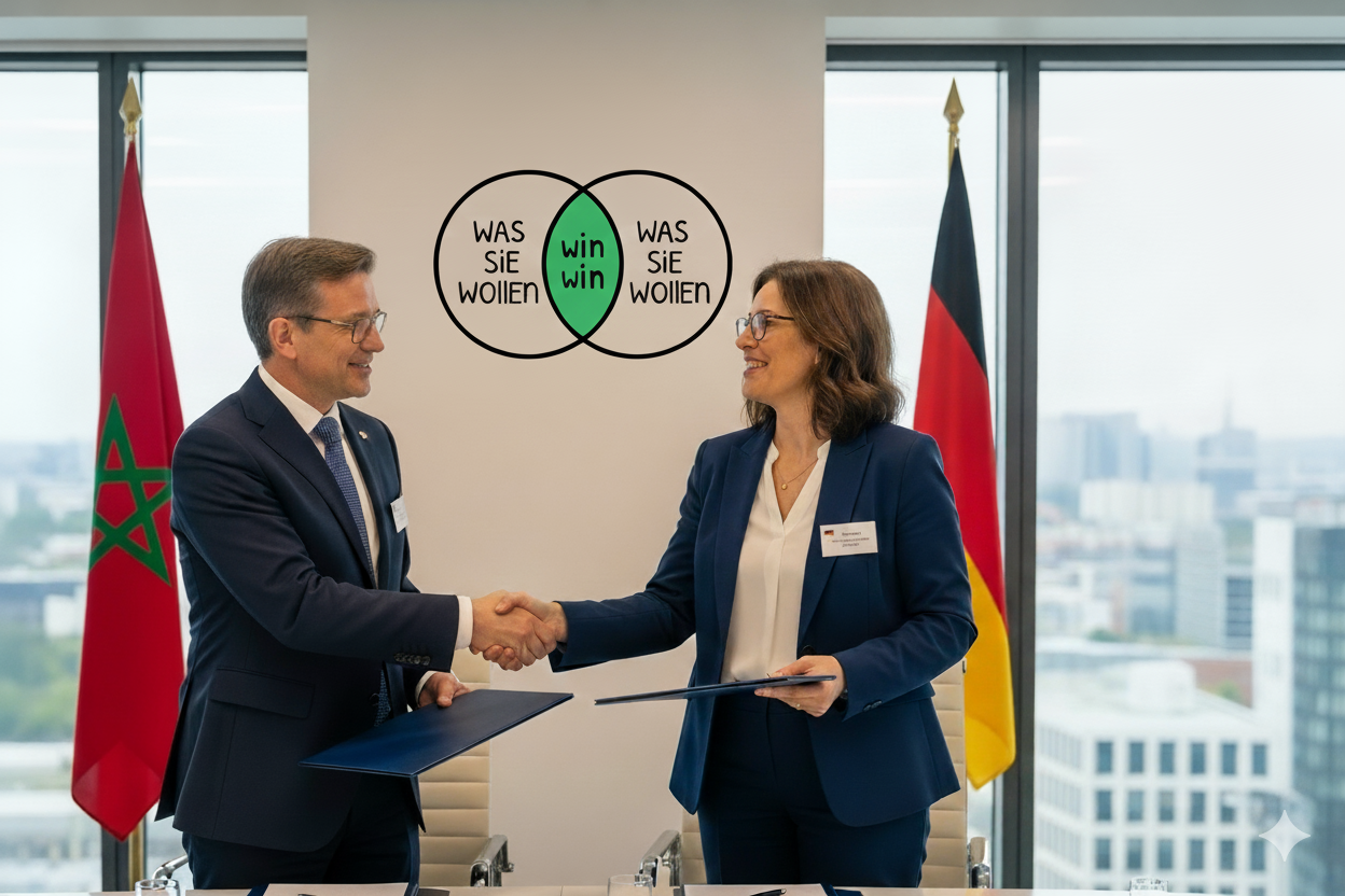 Business-Allemand pour entreprises et cadres au Maroc.