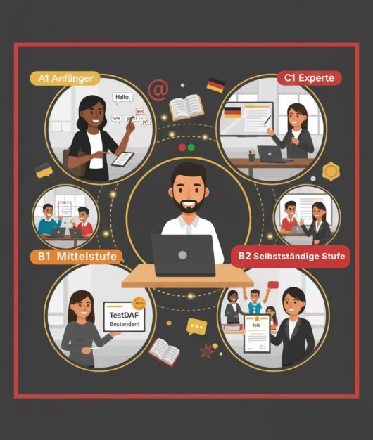 les niveaux d'allemand